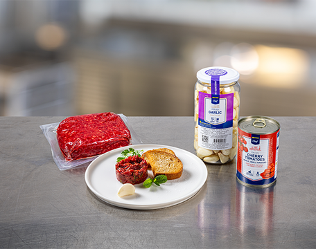 Hovězí tataráček na mexický způsob