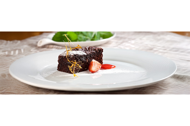 Brownies s creme fraiche